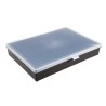 Raaco 14 Cell Black Polypropylene Compartment Box 55 mm x 332 mm x 254 mm 132466