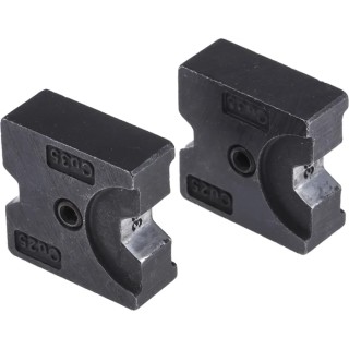 RS PRO Coaxial Type Crimp Die Set, Uninsulated, Black, Fits Tubular Cable Lug 624-1358
