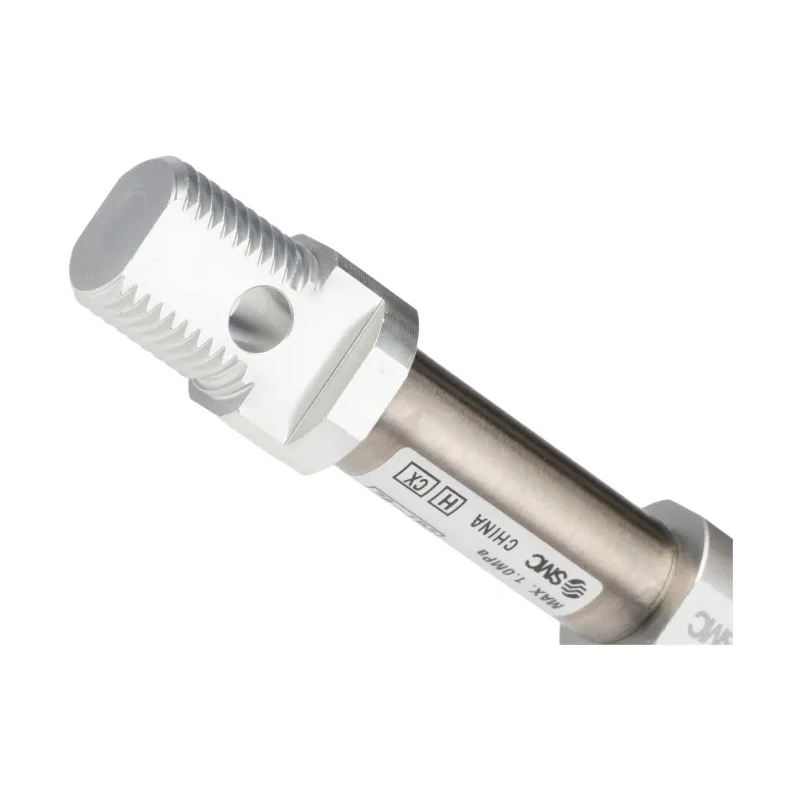SMC Pneumatic Piston Rod Cylinder, Aluminium Alloy Body, Clevis Mount, Double Acting, 10 mm Stroke, M6 Male Rod Thread CD85