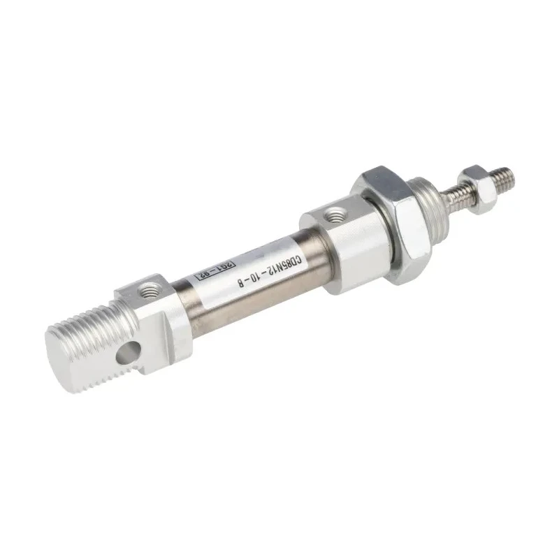 SMC Pneumatic Piston Rod Cylinder, Aluminium Alloy Body, Clevis Mount, Double Acting, 10 mm Stroke, M6 Male Rod Thread CD85