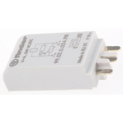 Finder Pluggable Function Module LED Varistor Circuit Protection Module Italy 99.02.0.024.98