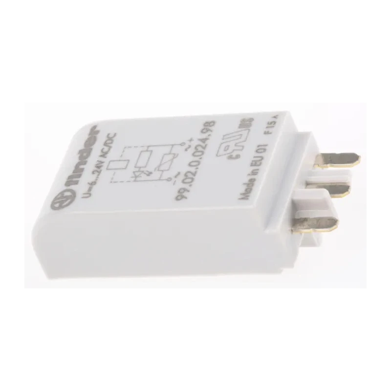 Finder Pluggable Function Module LED Varistor Circuit Protection Module Italy 99.02.0.024.98