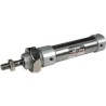 SMC 25 mm Pneumatic Roundline Cylinder Both Ends Tapped Rubber Cushion Aluminium Alloy Body CD85 Series