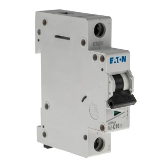 Eaton xEffect Miniature Circuit Breaker, 1-Pole, 10A, Type C, 230V AC, 60V DC, 10kA Breaking Capacity 278557 FAZ-C10/1