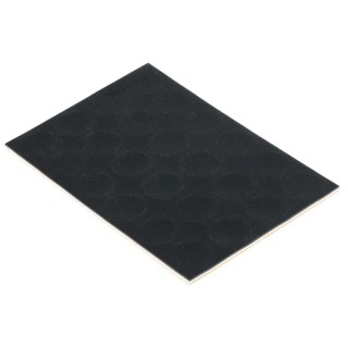 RS PRO Circular Polymer Non-Slip Pad 22 mm Diameter, 3 mm Thickness, Self-Adhesive, Operating Temperature 0 to 50°C 302-3006