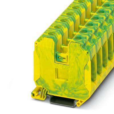 Phoenix Contact UT 35-PE Series Earth Terminal Block 1-Level, Screw Termination, 1.5mm² to 35mm² Cable CSA, 125A 3044241