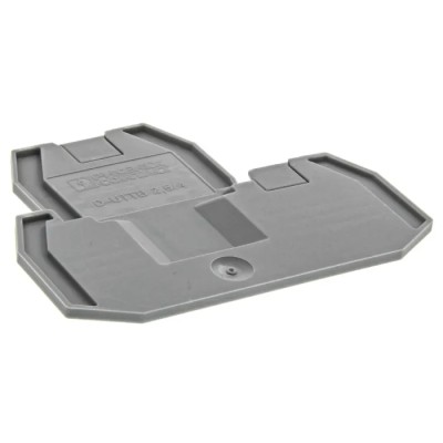 Phoenix Contact End Cover for DIN Rail Terminal Blocks, Polyamide Grey, Series D-UTTB 3047293