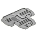 Phoenix Contact End Cover for DIN Rail Terminal Blocks, Polyamide Grey, Series D-UTTB 3047293