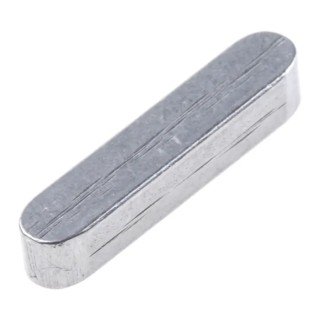 RS PRO Steel Feather Key 20 mm Length 4 mm Width 4 mm Height Model 302-4015