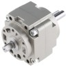 SMC Pneumatic Rotary Actuator 50mm Bore Double Shaft 1 Mpa Maximum Pressure CRB1