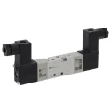 EMERSON ? ASCO Pneumatic Solenoid Valve 5/2 Solenoid Metric 519 Series 230V AC Anodised Aluminium 51900008