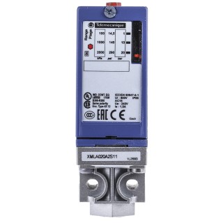 Telemecanique Sensors Electromechanical Relay Output Pressure Sensor 1 bar to 20 bar Fixed Reading XMLA020A2S11
