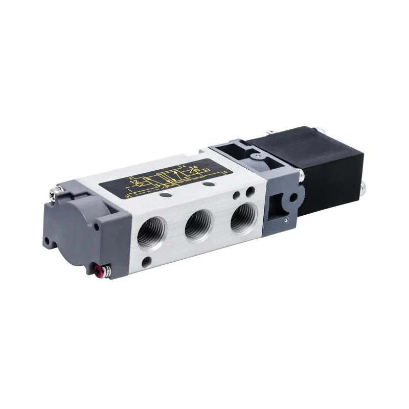 EMERSON ? ASCO Pneumatic Solenoid Valve 5/2 Function, G 1/8 Thread, Manifold Mount, 24V dc, 52000001