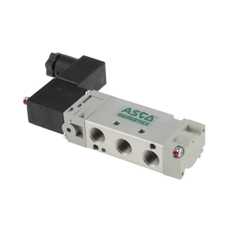 EMERSON ? ASCO Pneumatic Solenoid Valve 5/2 Solenoid G 1/8 520 Series 230V ac 52000004