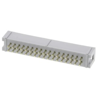 RS PRO Straight Through Hole PCB Header 34 Contacts 2.54 mm Pitch 2 Row Shrouded 625-7347