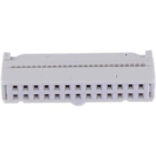 RS PRO 26-Way IDC Connector Female for Cable, 2 Row, 1A Current, 500V, Gold over Nickel Plating 625-7404