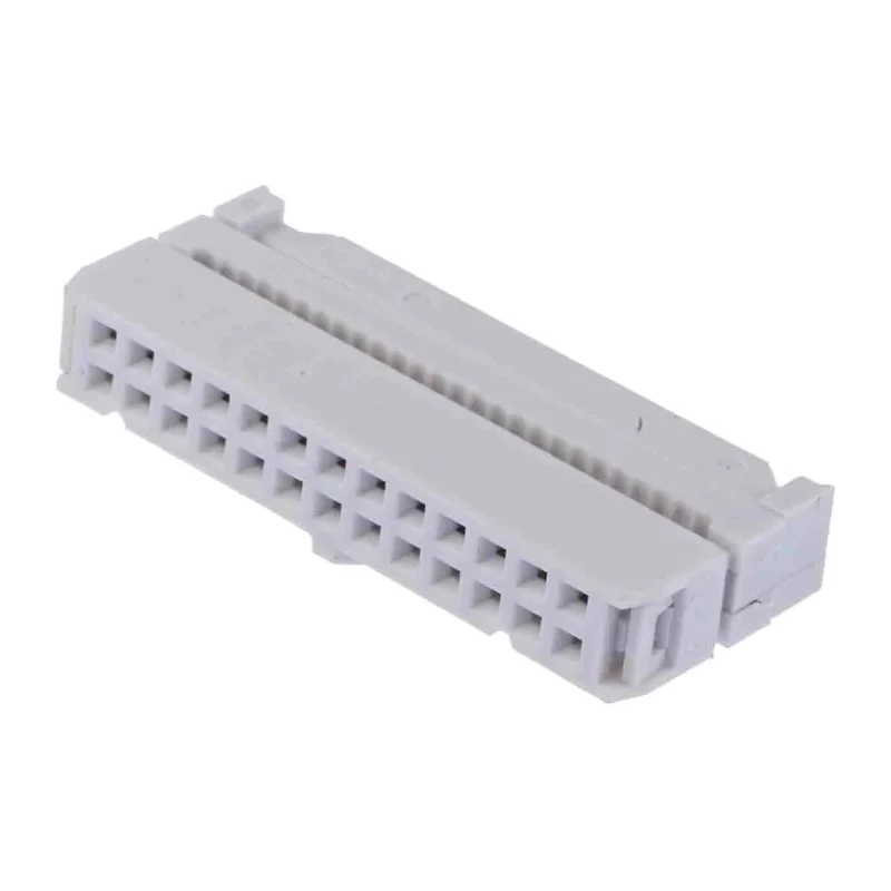 RS PRO 26-Way IDC Connector Female for Cable, 2 Row, 1A Current, 500V, Gold over Nickel Plating 625-7404