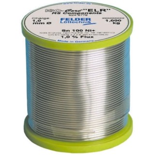 Felder Lottechnik Lead Free Solder Wire 1 mm Diameter 227 °C Melting Point 5540941040 1037