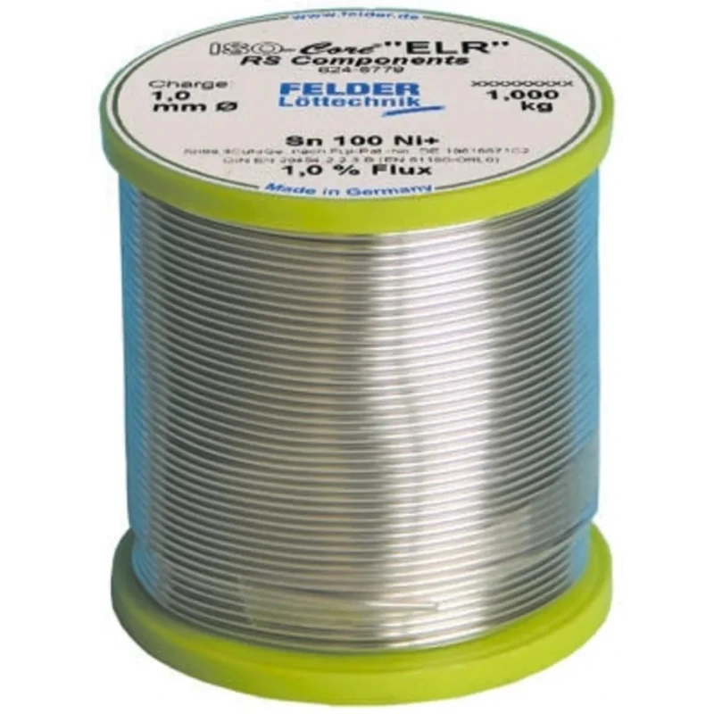 Felder Lottechnik Lead Free Solder Wire 1 mm Diameter 227 °C Melting Point 5540941040 1037