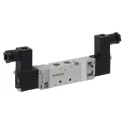 EMERSON ? ASCO Pneumatic Solenoid Valve 5/2 Solenoid G 1/8, 24V DC, 520 Series 52000005