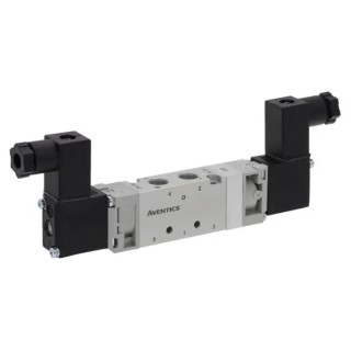 EMERSON ? ASCO Pneumatic Solenoid Valve 5/2 Solenoid G 1/8, 24V DC, 520 Series 52000005