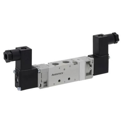EMERSON ? ASCO Pneumatic Solenoid Valve 5/2 Solenoid G 1/8, 24V DC, 520 Series 52000005