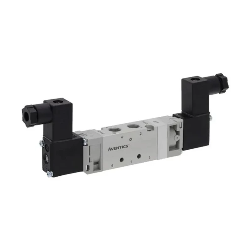 EMERSON ? ASCO Pneumatic Solenoid Valve 5/2 Solenoid G 1/8, 24V DC, 520 Series 52000005
