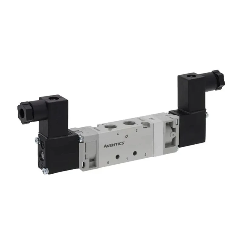 EMERSON ? ASCO Pneumatic Solenoid Valve 5/2 Function G 1/8 Port, 230V AC, Anodised Aluminium Body, 520 Series 52000008