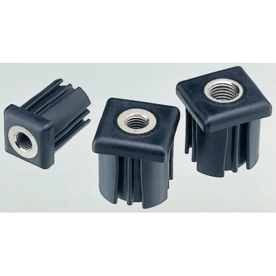Nu-Tech Engineering Heavy Duty Square Nylon Tube Insert with Stainless Steel Bush A021/011