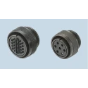 JAE Industrial Circular Connector, 22 Contacts, Cable Mount, 39.3 mm Size, Socket Female, IP67 Rated, Aluminium Alloy JL04V