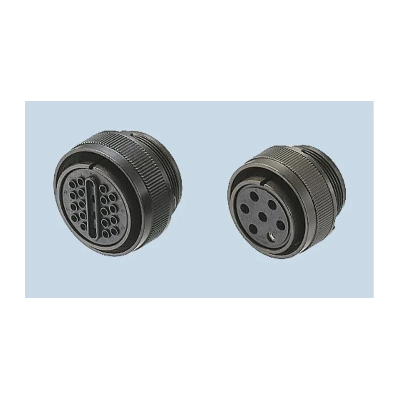 JAE Industrial Circular Connector, 22 Contacts, Cable Mount, 39.3 mm Size, Socket Female, IP67 Rated, Aluminium Alloy JL04V