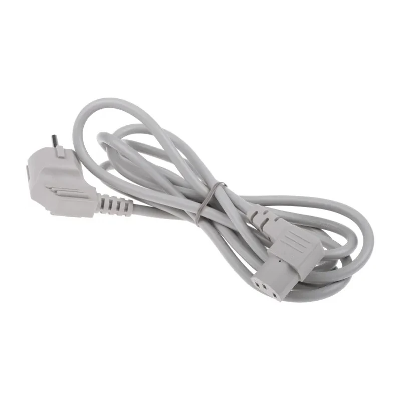 RS PRO IEC C13 to CEE 7/7 Power Cord 2.5 m Grey PVC 250V 10A 626-6717