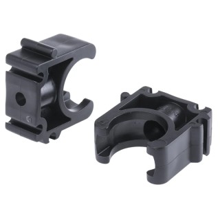 Georg Fischer Galvanised Polypropylene Black Saddle Clamp, 6 mm 167061086