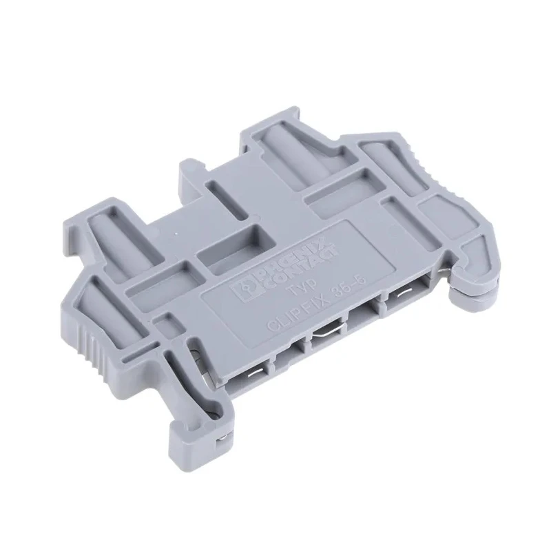 Phoenix Contact CLIPFIX Series End Stop for Use with DIN Rail Terminal Blocks, ATEX, Grey Polyamide 3022276