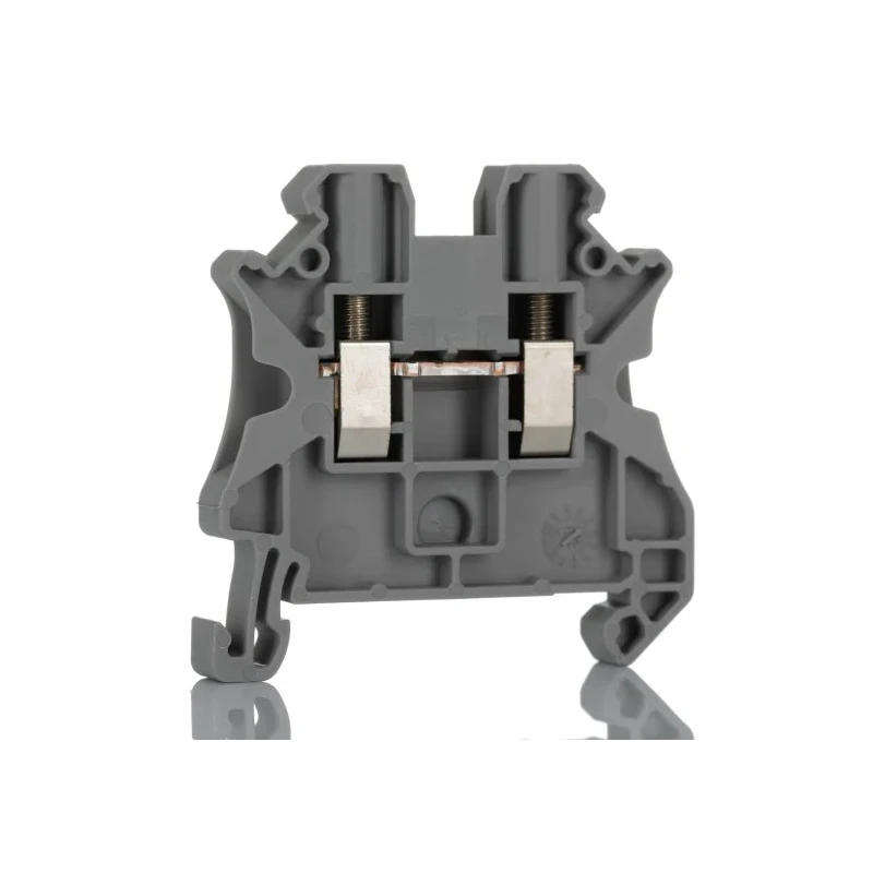 Phoenix Contact Feed Through Terminal Block UT 4 Series, 1-Level, Screw Termination, 1kV, 32A, 0.14 to 4 mm², Grey 3044102