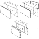 Perancea Tin Plated Steel PCB Enclosure Internal Dimensions 160 mm Height x 100 mm Width x 50 mm Length RS01/CFL4T