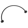 RS PRO Plastic Conduit, 10 mm Nominal Diameter, Black, 500mm Length, IP54/IP55 Rated, Model 628-1457