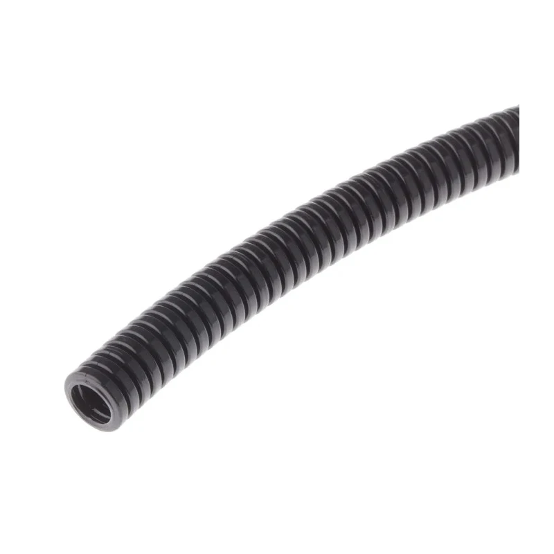 RS PRO Plastic Conduit, 10 mm Nominal Diameter, Black, 500mm Length, IP54/IP55 Rated, Model 628-1457