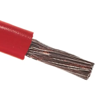 RS PRO Red 16 mm² 6 AWG Hook Up Wire 115 x 0.4 mm Strands 100 m Polyvinyl Chloride 628-5370