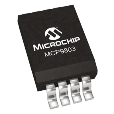 Microchip MCP9803 Series Digital Output Temperature Transducer Surface Mount Serial-I2C SMBus ±0.5°C 8-Pin SOIC MCP9803