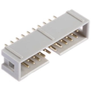 NEUTRAL Straight Through Hole PCB Header, 20 Contact(s), 2.54 mm Pitch, 2 Row, Shrouded 625-7296