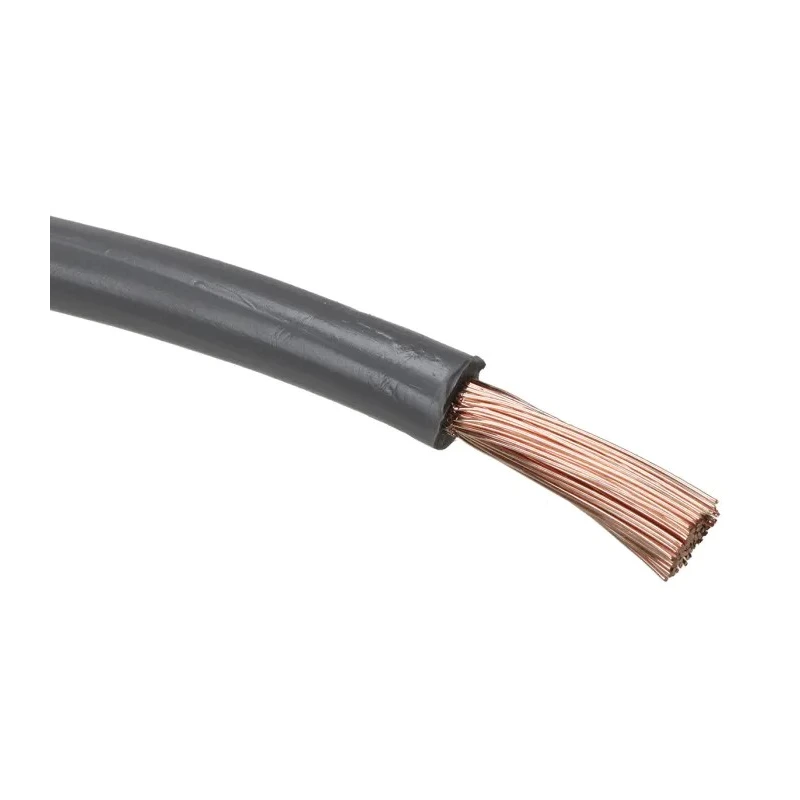 RS PRO Grey 16 mm² Single Core Hook Up Wire 6 AWG 126/0.4 mm Core Strands 100 m Polyvinyl Chloride 628-5544