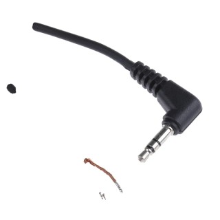 Switchcraft Auxiliary Cable 3.5 mm Male Stereo Jack to Unterminated Black 36HR07884X
