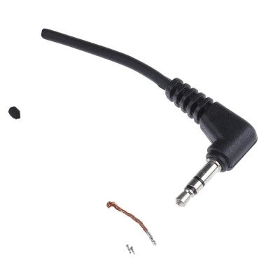 Switchcraft Auxiliary Cable 3.5 mm Male Stereo Jack to Unterminated Black 36HR07884X