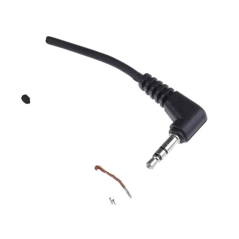Switchcraft Auxiliary Cable 3.5 mm Male Stereo Jack to Unterminated Black 36HR07884X