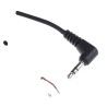 Switchcraft Auxiliary Cable 3.5 mm Male Stereo Jack to Unterminated Black 36HR07884X