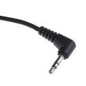 Switchcraft Auxiliary Cable 3.5 mm Male Stereo Jack to Unterminated Black 36HR07884X