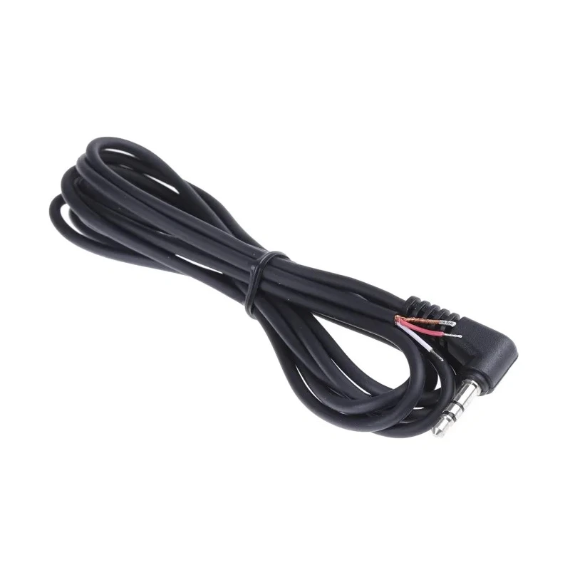 Switchcraft Auxiliary Cable 3.5 mm Male Stereo Jack to Unterminated Black 36HR07884X