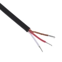 Switchcraft Auxiliary Cable 3.5 mm Male Stereo Jack to Unterminated Black 36HR07884X