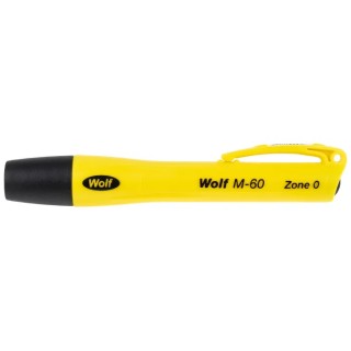 Wolf Safety IECEx, ATEX LED Pen Torch Yellow 139 lm, 68 mm M-60